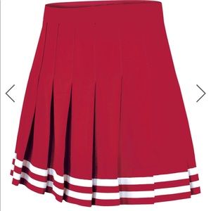 Zoozatz Size Medium Red and White Songgirl Skirt